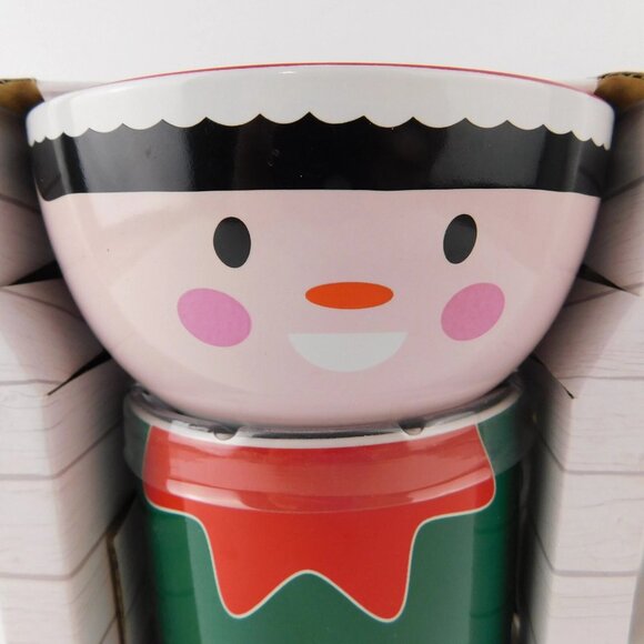 NEW Holiday Home Ceramic Elf Mug and Bowl 2 Piece Set New in Package - Picture 3 of 7